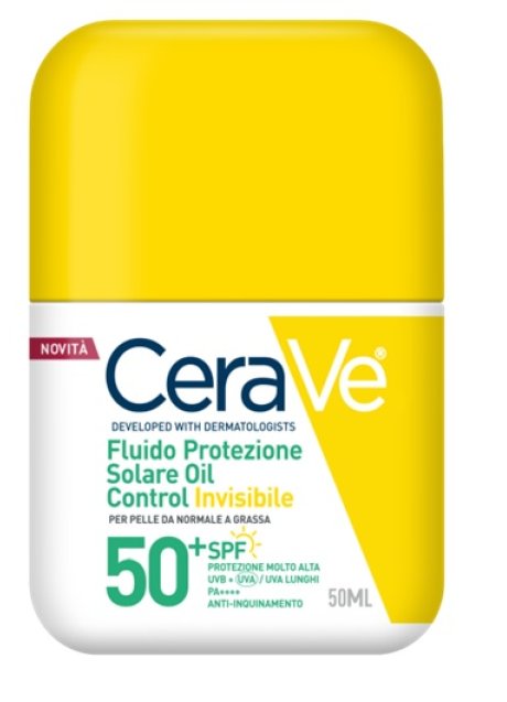 CERAVE FLUIDO PROTEZIONE SOLARE OIL CONTROL INVISIBILE SPF50+ 50 ML