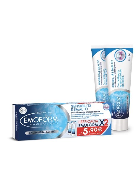 EMOFORM SENSIBILITA' E SMALTO 75 ML BIPACK EMOFORM SENSIBILITA' E SMALTO 75 ML BIPACK