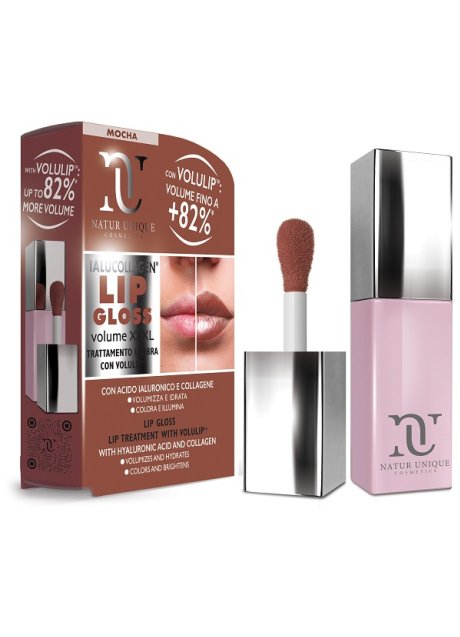 NATUR UNIQUE IALUCOLLAGEN LIP GLOSS VOLUME XXXL MOCHA 8 ML