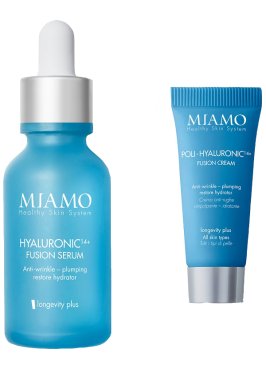 MIAMO HYALURONIC14+FUSION SERUM BUNDLE SERUM 30 ML + CREAM 5ML