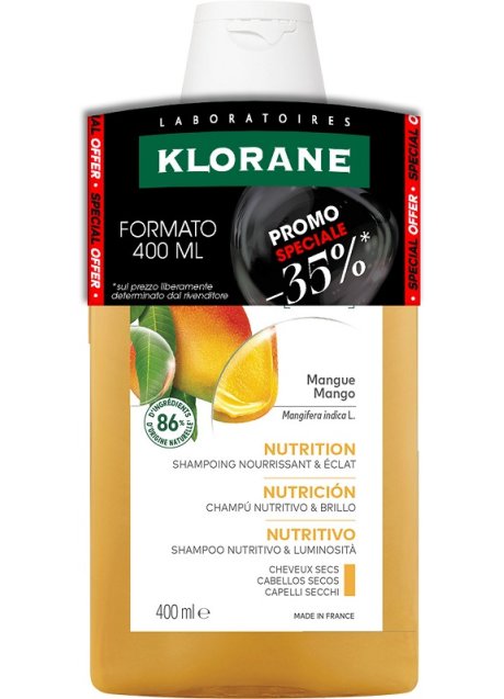 KLORANE SHAMPOO MANGO 400 ML BLACK FRIDAY