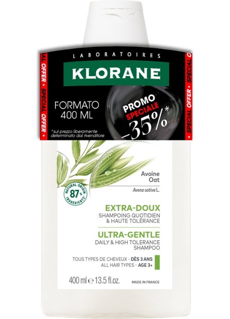 KLORANE SHAMPOO LATTE AVENA 400 ML BLACK FRIDAY