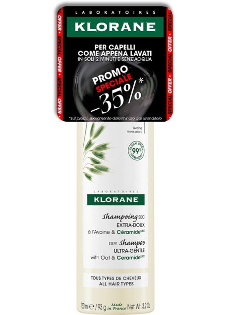 KLORANE SHAMPOO SECCO AVENA&CERA 150 ML BLACK FRIDAY