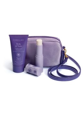 BELLA DI NOTTE MINI BEAUTY BAG SERATA SCINTILLANTE EDIZIONELIMITATA 1 CREMA CORPO SCINTILLANTE 75 ML + 1 BURROCACAO