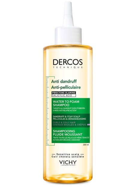 DERCOS TECHNIQUE SHAMPOO ANTI DANDRUFF ACQUA MOUSSE 200 ML