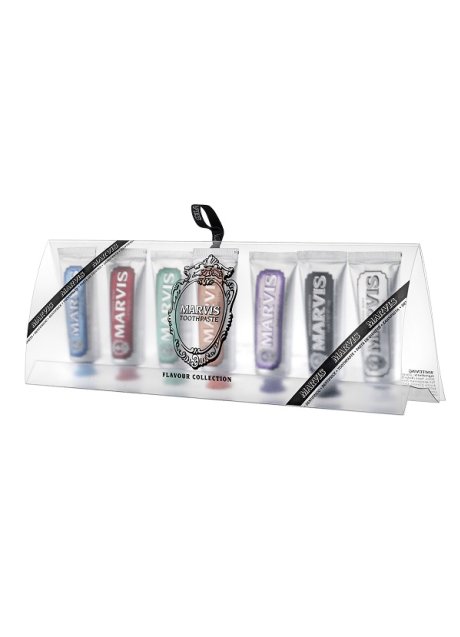 MARVIS 7 FLAVOURS COLLECTION TRASPARENT PACK C NUOVA FORMULAZIONE 7 PEZZI DA 25 ML