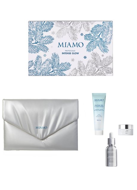 MIAMO COFANETTO PROTOCOLLO INTENSE GLOW 1 AGE REVERSE GLOW PRIMER SERUM 30 ML + 1 ENZYME PEEL O2 GLOW MASQUE 25 ML + 1 AGE REVERSE MASQUE 10 ML