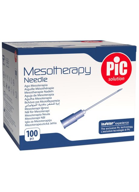 AGO PIC MESOTERAPIA STERILE MONOUSO APIROGENO ATOSSICO CONOLUER LOCK GAUGE 27 4 MM 1 PEZZO