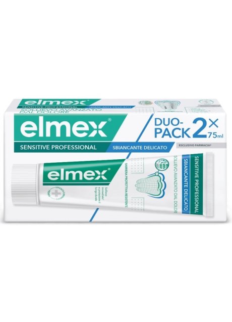 ELMEX SENSITIVE PROFESSIONAL WHITENING DENTIFRICIO DUO PACK2 TUBI DA 75 ML
