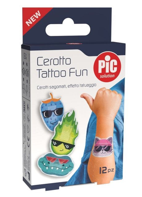 PIC SOLUTION CEROTTO TATTOO FUN 12 PEZZI