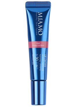 MIAMO SKINCOLOR CARE LIP GLOSS AGING DEFENSE SPF 30+ PINK DRAGON FRUIT FLAVOR 15 ML