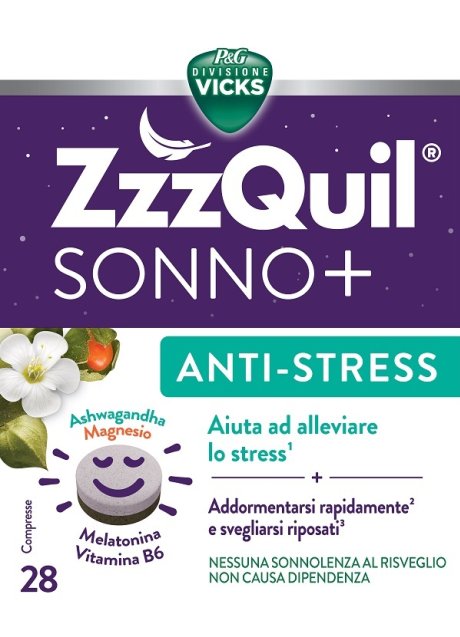 VICKS ZZZQUIL SONNO+ ANTISTRESS 28 CAPSULE