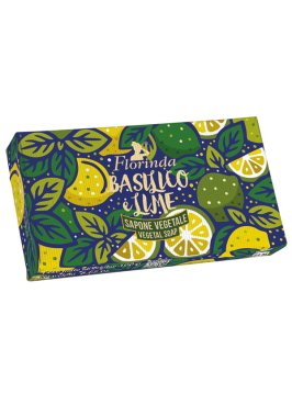 FLORINDA I CREMOSI BASILICO E LIME SAPONE VEGETALE 100 G