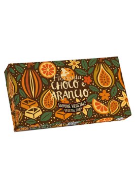 FLORINDA I CREMOSI CHOCO E ARANCIO SAPONE VEGETALE 100 G