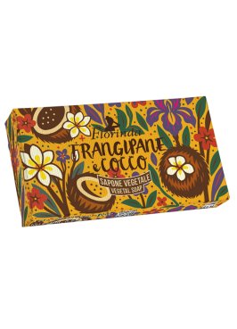 FLORINDA I CREMOSI FRANGIPANE E COCCO SAPONE VEGETALE 100 G