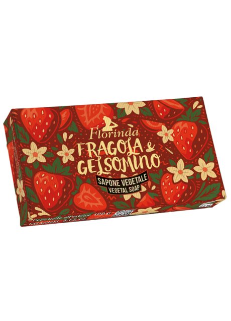 FLORINDA I CREMOSI FRAGOLA E GELSOMINO SAPONE VEGETALE 100 G