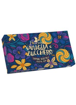 FLORINDA I CREMOSI VANIGLIA E ZUCCHERO SAPONE VEGETALE 100 G