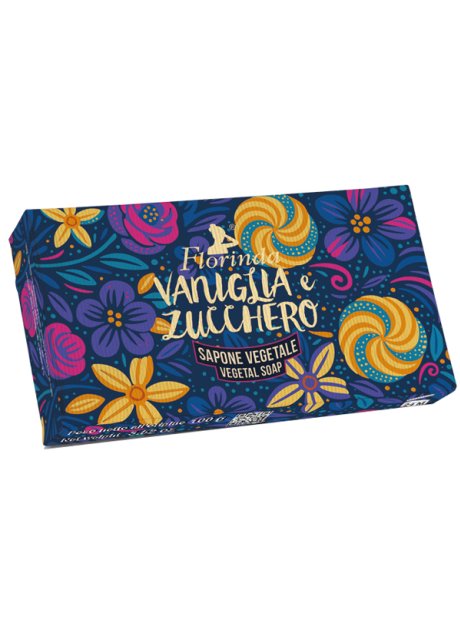 FLORINDA I CREMOSI VANIGLIA E ZUCCHERO SAPONE VEGETALE 100 G