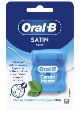 ORALB MAN FILO INTERDENTALE SATIN TAPE MENTA 50 METRI