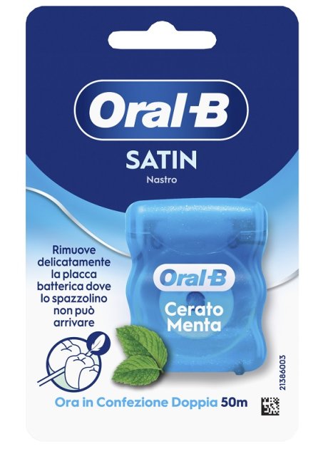 ORALB MAN FILO INTERDENTALE SATIN TAPE MENTA 50 METRI