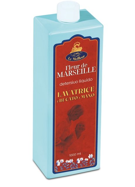 LE MEILLEUR FLEUR DE MARSEILLE DETERGENTE LIQUIDO PER BUCATOA MANO 1 LITRO