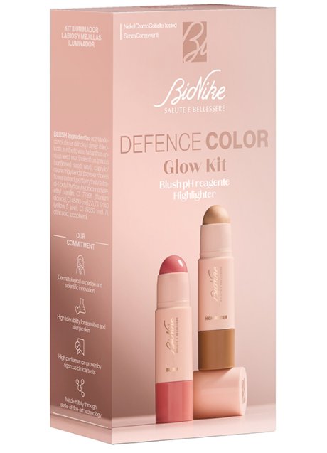 DEFENCE COLOR GLOW KIT ILLUMINANTE 7 ML + LIP&CHEEK BLUSH 5ML