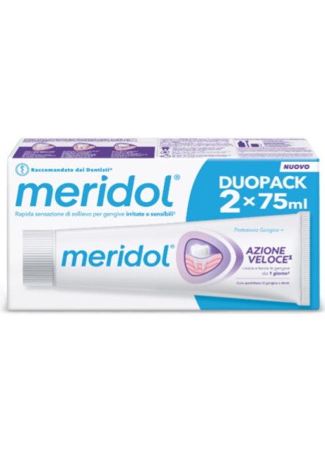 MERIDOL DENTIFRICIO AZIONE VELOCE 75 ML BITUBO MERIDOL DENTIFRICIO AZIONE VELOCE 75 ML BITUBO