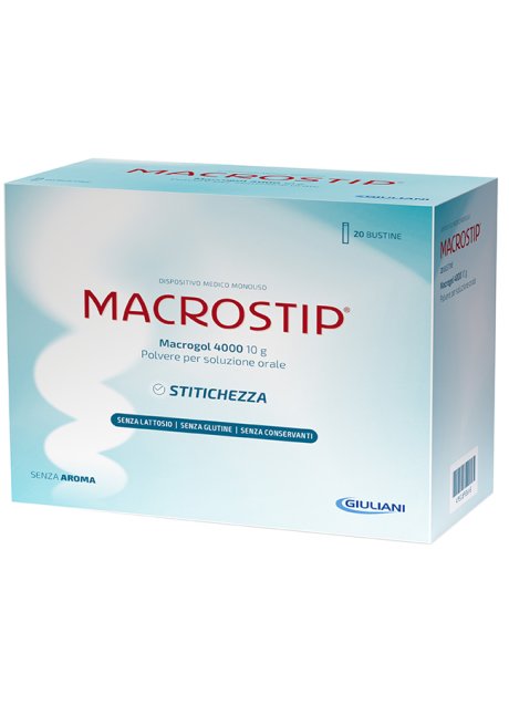 MACROSTIP 20 BUSTINE 10 G SENZA GLUTINE SENZA LATTOSIO