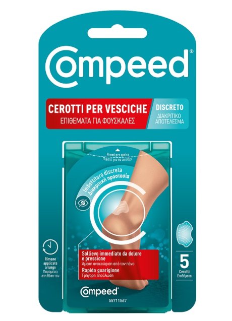 CEROTTO COMPEED VESCICHE DISCRETO 5 PEZZI
