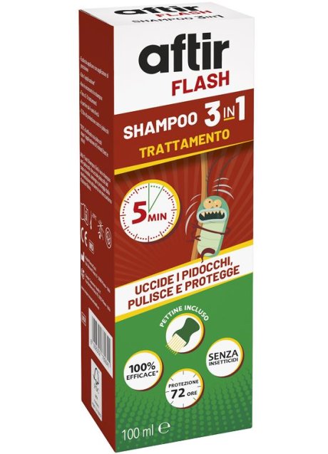 AFTIR FLASH SHAMPOO 3 IN 1 100 ML