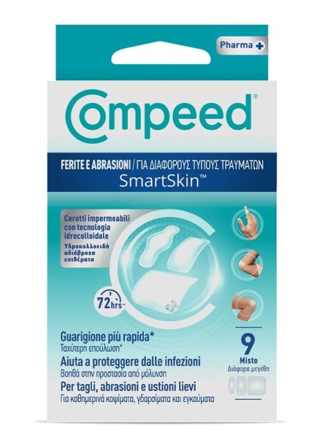 COMPEED CEROTTI FERITE E ABRASIONI MISTO 9 PEZZI COMPEED CEROTTI FERITE E ABRASIONI MISTO 9 PEZZI