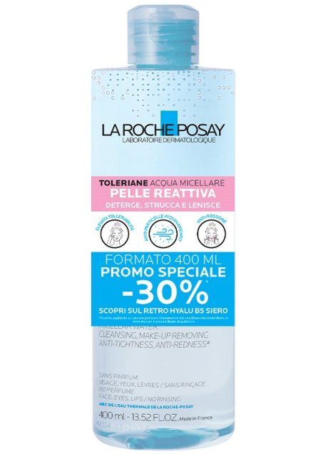 LRP TOLERIANE ACQUA MIC PELLE REATTIVA 400 ML CRAVATTINO 26