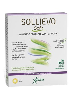 SOLLIEVO SOFT 14 BUSTINE GRANULARI DA 3,8 G SENZA GLUTINE SENZA LATTOSIO SENZA ZUCCHERI AGGIUNTI