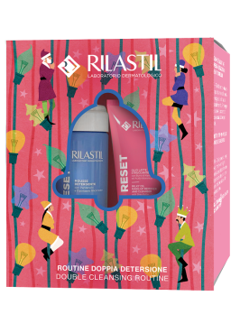 RILASTIL SKIN RESET COFANETTO NATALE SKIN RESET OLIO LATTE 100 ML + SKIN RESET MOUSSE DETERGENTE 165 ML