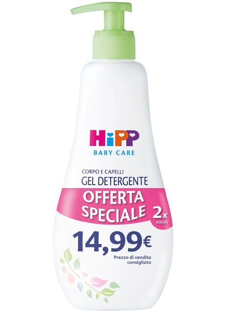 HIPP BABY CARE GEL DETERGENTE CORPO CAPELLI 400 ML