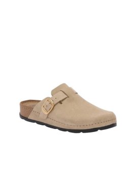 BORA CLOG LEASUE W DARK BEIGE 37