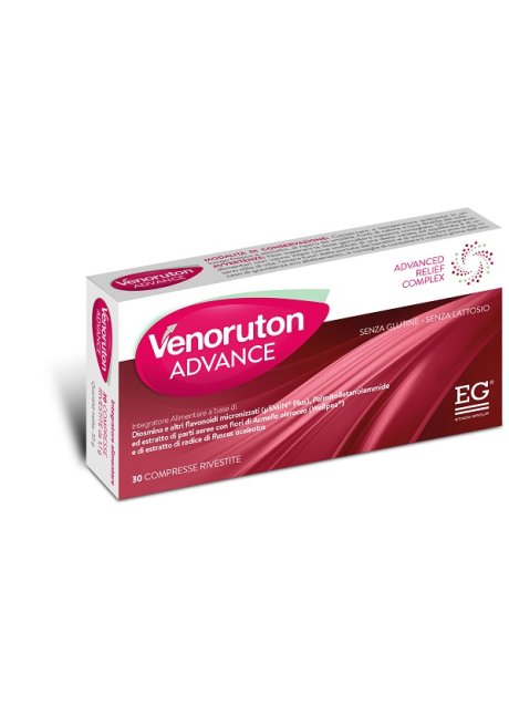 VENORUTON ADVANCE 30 COMPRESSE RIVESTITE DA 1,1 G SENZA GLUTINE SENZA LATTOSIO