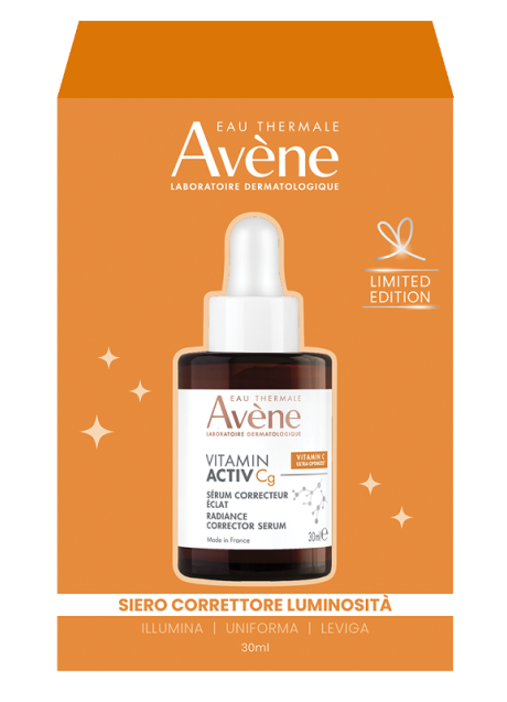 EAU THERMALE AVENE VITAMIN ACTIV CG SIERO CORRETTORE LUMINOSITA' 30 ML LIMITED EDITION