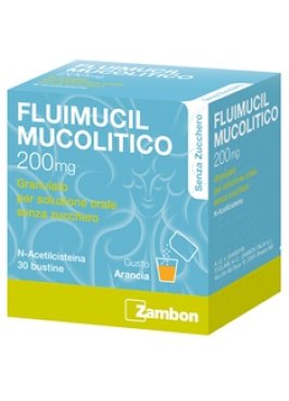 FLUIMUCIL MUCOLITICO*30 bust grat 200 mg senza zucchero