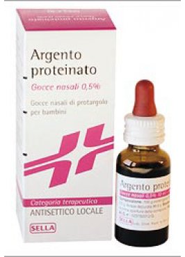 ARGENTO PROTEINATO (SELLA)*BB gtt orl 10 ml 0,5%