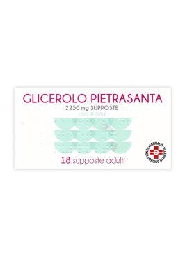 GLICEROLO (PIETRASANTA)*AD 18 supp 2.250 mg