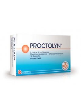 PROCTOLYN*10 supp 0,1 mg + 10 mg