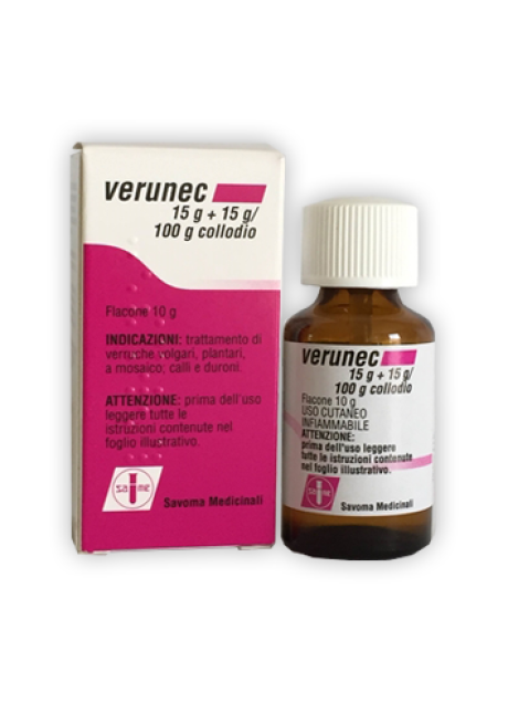 VERUNEC*collodio soluz cutanea 15 g + 15 g/100 g