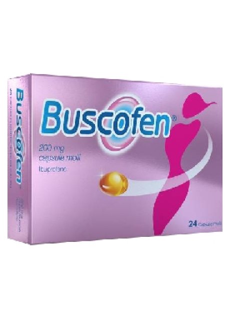BUSCOFEN*24 cps molli 200 mg