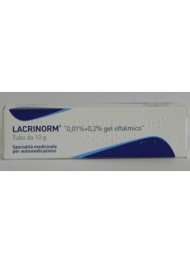 LACRINORM*gel oftalmico 10 g 0,01%
