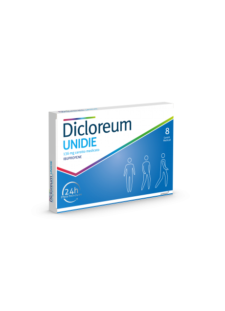 DICLOREUM UNIDIE*8 cerotti medicati 136 mg
