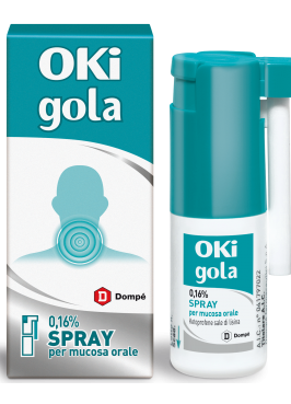 OKI GOLA*spray mucosa orale 15 ml 0,16%