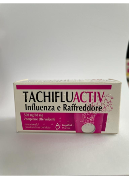 TACHIFLUACTIV INFLUENZA E RAFFREDDORE*10 cpr eff 500 mg + 60mg