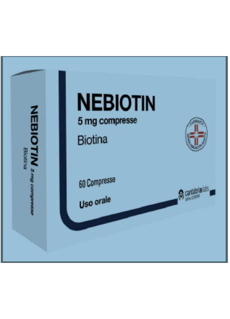 NEBIOTIN*60 cpr 5 mg