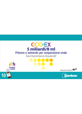 CODEX*orale sosp 10 flaconcini 5 mld 8 ml